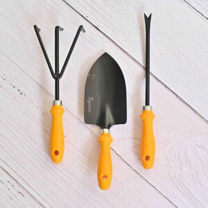 GARDENING TOOLS KIT -3 PC (BIG SHOVEL,CULTIVATOR,WEEDER)