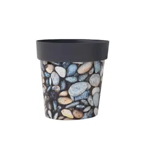 PLASTIC POT MULTICOLOR 10 INCH (PACK OF 1 PC)
